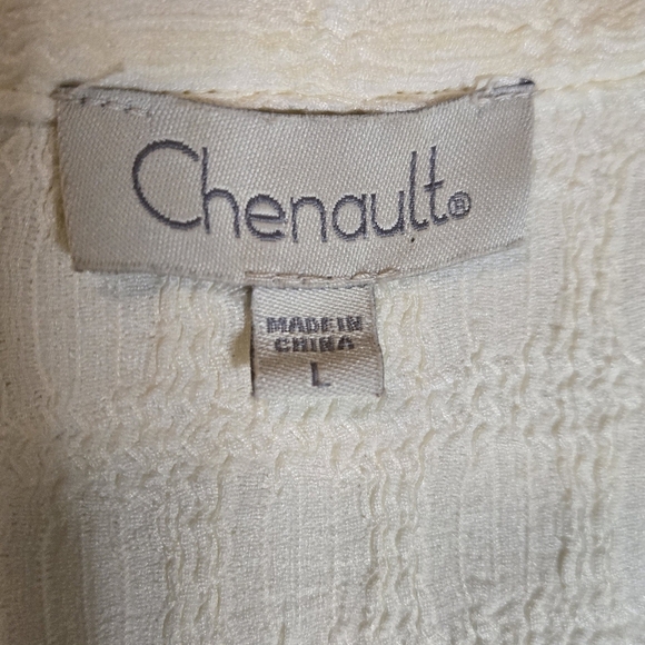 Chenault Cream Button-Down Shirt - Picture 2 of 4